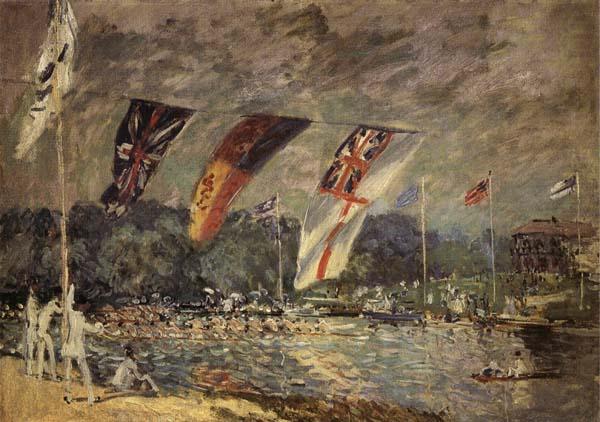 Regattas at Molesey, Alfred Sisley